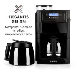 Aromatica II Set Kaffeemaschine, Mahlwerk, 1,25 L, Schwarz -Haushaltsgerätegeschäft 10032874 de 0003 logo
