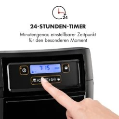 Aromatica II Set Kaffeemaschine, Mahlwerk, 1,25 L, Schwarz -Haushaltsgerätegeschäft 10032874 de 0005 logo