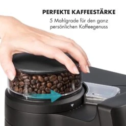 Aromatica II Set Kaffeemaschine, Mahlwerk, 1,25 L, Schwarz -Haushaltsgerätegeschäft 10032874 de 0006 logo