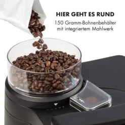 Aromatica II Set Kaffeemaschine, Mahlwerk, 1,25 L, Schwarz -Haushaltsgerätegeschäft 10032874 de 0008 logo