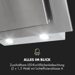 Athena Dunstabzugshaube 60cm Abluft: 350 M³/h LED Edelstahl -Haushaltsgerätegeschäft 10032904 de 0007 logo