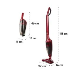 TurboHybrid Staubsauger Boden- Und Handstaubsauger Metallic-rot -Haushaltsgerätegeschäft 10032944 yy 0010 logo Klarstein TurboHybrid Staubsauger metallic rot