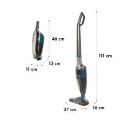 TurboHybrid Staubsauger Boden- Und Handstaubsauger Anthrazit/blau -Haushaltsgerätegeschäft 10032945 yy 0010 logo Klarstein TurboHybrid Staubsauger anthrazit blau