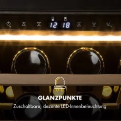Barossa 77 Duo Weinkühlschrank 2 Zonen 191 L 77 Fl. Touch LED Schwarz 19 Barossa 77 Duo Weinkühlschrank 2 Zonen 191 L 77 Fl. Touch LED Schwarz -Haushaltsgerätegeschäft 10032963 de 0008 logo