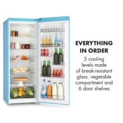 Irene XL Vollraumkühlschrank 240 Liter Retro-Design 14 Irene XL Vollraumkühlschrank 240 Liter Retro-Design -Haushaltsgerätegeschäft 10032979 uk 0005 logo freezer blue
