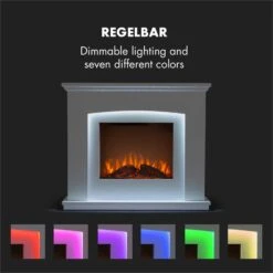 Aosta Light & Fire Elektrischer Kamin 1000/2000W Fernbedienung 14 Aosta Light & Fire Elektrischer Kamin 1000/2000W Fernbedienung -Haushaltsgerätegeschäft 10033000 yy 0006 logo Klarstein Aosta Light Fire Elektrischer Kamin