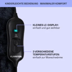 Dr. Watson SuperSoft Heizdecke 120 W 180 X 130 Cm Teddy-Plüsch -Haushaltsgerätegeschäft 10033006 de 0006 usp