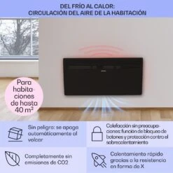 Hot Spot Slimcurve Heizgerät 80x40cm 40m² 2000W 5-40°C LED IP24 -Haushaltsgerätegeschäft 10033017 de 0004 usp