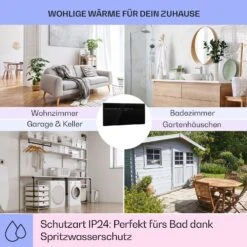 Hot Spot Slimcurve Heizgerät 80x40cm 40m² 2000W 5-40°C LED IP24 -Haushaltsgerätegeschäft 10033017 de 0005 usp