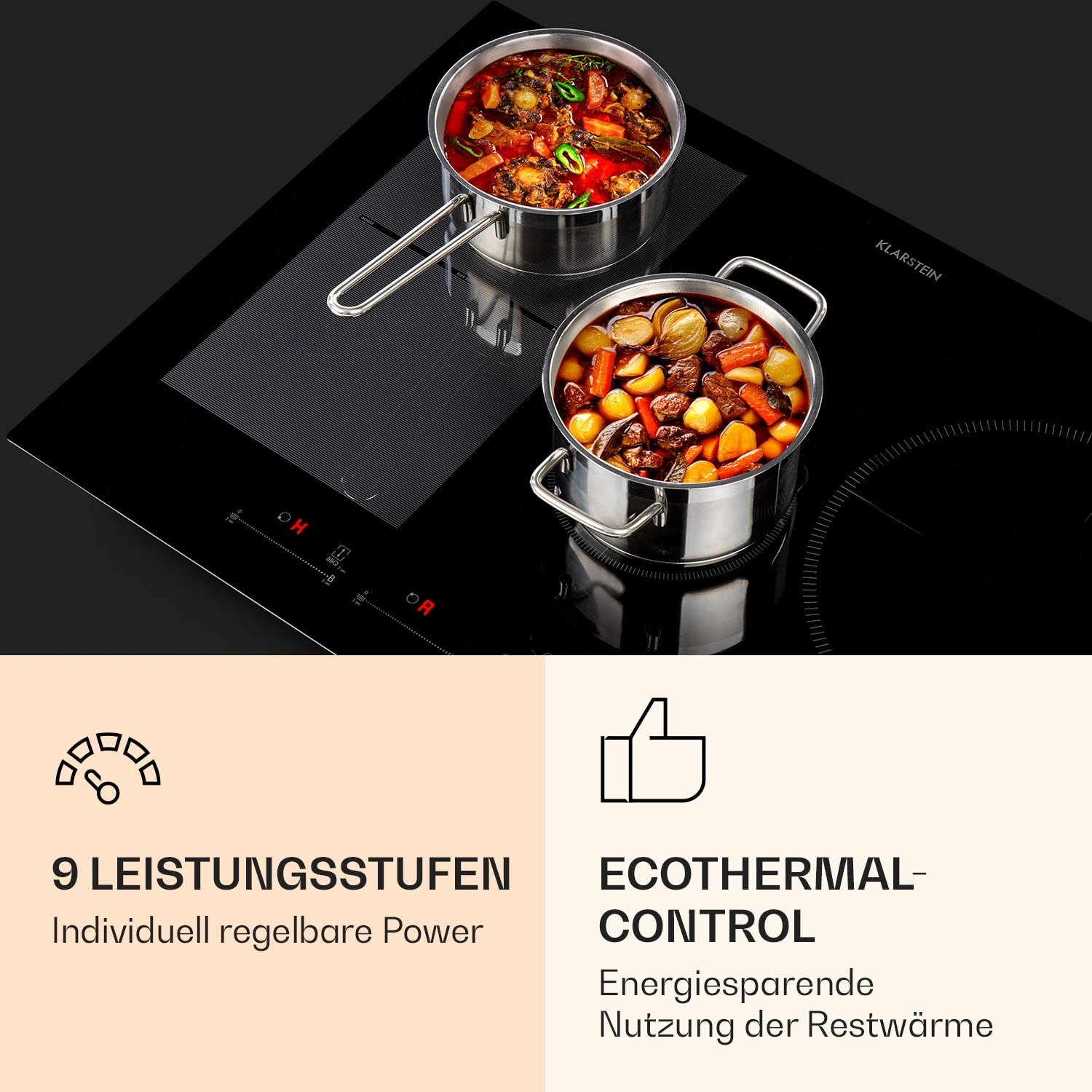 Delicatessa 77 Hybrid Einbaukochfeld Induktion 4 Zonen 7000W 7 Delicatessa 77 Hybrid Einbaukochfeld Induktion 4 Zonen 7000W – Bild 5