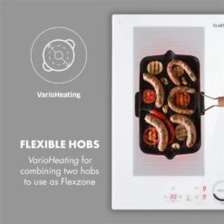 Delicatessa 60 Induktionskochfeld 4 Zonen 7000W Timer Weiß 15 Delicatessa 60 Induktionskochfeld 4 Zonen 7000W Timer Weiß -Haushaltsgerätegeschäft 10033027 yy 0003 logo Klarstein Delicatessa 60 Induktionskochfeld weiss