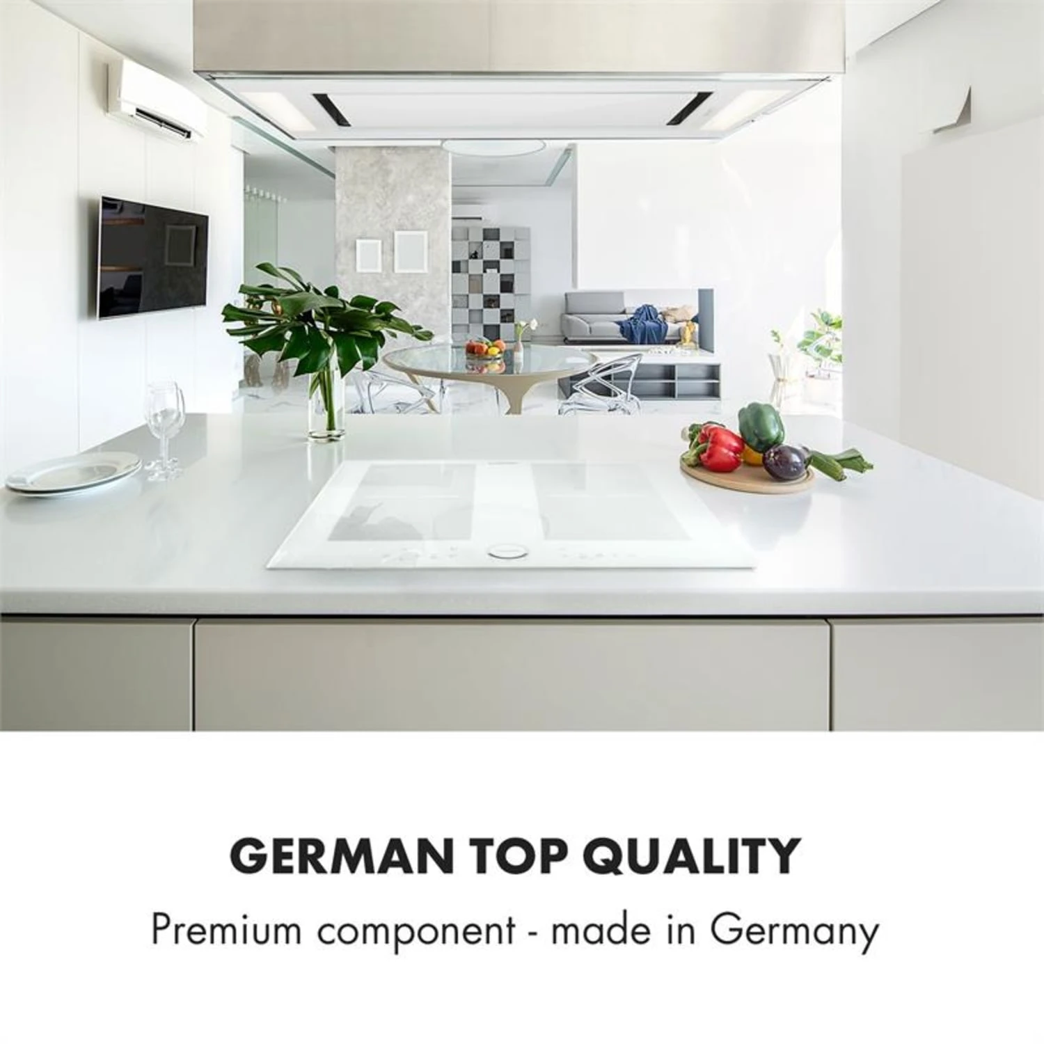 Delicatessa 60 Induktionskochfeld 4 Zonen 7000W Timer Weiß 10 Delicatessa 60 Induktionskochfeld 4 Zonen 7000W Timer Weiß – Bild 8