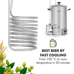 Chiller 6 Eintauchkühler Ø20 Cm 9 Schleifen 304 Edelstahl -Haushaltsgerätegeschäft 10033081 yy 0002 logo Klarstein Chiller 6 Eintauchkuehler 9 Schleifen