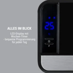 Wallkyrie Wandheizgerät 1000W/2000W 10 - 49 °C Thermostat Schwarz -Haushaltsgerätegeschäft 10033139 de 0003 logo