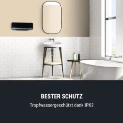 Wallkyrie Wandheizgerät 1000W/2000W 10 - 49 °C Thermostat Schwarz -Haushaltsgerätegeschäft 10033139 de 0006 logo