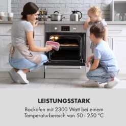 Kalahari Elektrischer Einbaubackofen 2300W 7 Funktionen Schwarz -Haushaltsgerätegeschäft 10033187 de 0002 logo