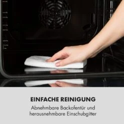 Kalahari Elektrischer Einbaubackofen 2300W 7 Funktionen Schwarz -Haushaltsgerätegeschäft 10033187 de 0003 logo