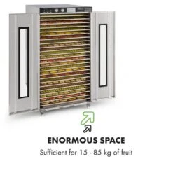 Master Jerky 24 Dörrautomat 5850W 40-90 °C 15h-Timer Edelstahl Silber -Haushaltsgerätegeschäft 10033214 yy 0007 logo Klarstein Master Jerky 24 Doerrautomat silber