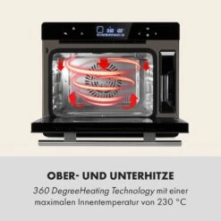 MasterFresh Dampfbackofen 230°C 24l Touch-Bedienfeld Schwarz 16 MasterFresh Dampfbackofen 230°C 24l Touch-Bedienfeld Schwarz -Haushaltsgerätegeschäft 10033284 de 0004 logo