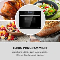 MasterFresh Dampfbackofen 230°C 24l Touch-Bedienfeld Schwarz 19 MasterFresh Dampfbackofen 230°C 24l Touch-Bedienfeld Schwarz -Haushaltsgerätegeschäft 10033284 de 0007 logo