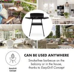 Porterhouse Elektrogrill 2200W Antihaft-Grillfläche Schwarz 16 Porterhouse Elektrogrill 2200W Antihaft-Grillfläche Schwarz -Haushaltsgerätegeschäft 10033322 yy 0006 logo Klarstein Porterhouse Elektrogrill 2200W schwarz