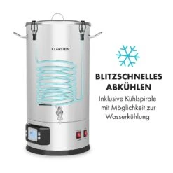 Maischfest Maischekessel 5 Teile 1500/3000W 30l LCD Edelstahl -Haushaltsgerätegeschäft 10033340 de 0005 logo
