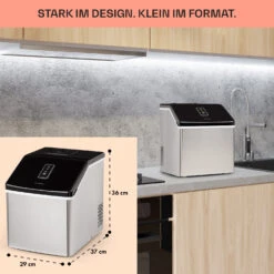 Clearcube Eiswürfelmaschine Klareis 13kg/24h Edelstahl Schwarz 14 Clearcube Eiswürfelmaschine Klareis 13kg/24h Edelstahl Schwarz -Haushaltsgerätegeschäft 10033350 de 0006 usp