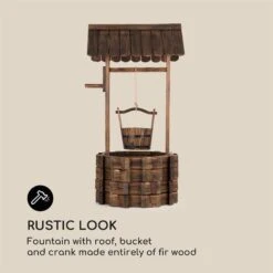 Andernach Zierbrunnen Tannenholz Mit Eimer Drehbare Kurbel -Haushaltsgerätegeschäft 10033353 yy 0004 logo Blumfeldt Andernach Zierbrunnen braun