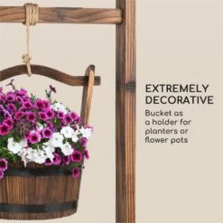 Andernach Zierbrunnen Tannenholz Mit Eimer Drehbare Kurbel -Haushaltsgerätegeschäft 10033353 yy 0005 logo Blumfeldt Andernach Zierbrunnen braun