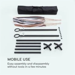 Sri Lanka Swing Hängematte Stahlrahmen 160 Kg Max. Gestreift 16 Sri Lanka Swing Hängematte Stahlrahmen 160 Kg Max. Gestreift -Haushaltsgerätegeschäft 10033371 yy 0007 logo Blumfeldt Sri Lanka Swing Haengematte gestreift