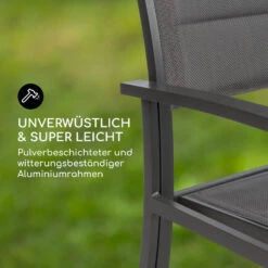 Torremolinos Gartenstühle 2 St. Aluminium ComfortMesh Dunkelgrau 14 Torremolinos Gartenstühle 2 St. Aluminium ComfortMesh Dunkelgrau -Haushaltsgerätegeschäft 10033404 de 0004 logo