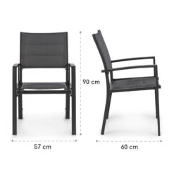 Torremolinos Gartenstühle 2 St. Aluminium ComfortMesh Dunkelgrau 19 Torremolinos Gartenstühle 2 St. Aluminium ComfortMesh Dunkelgrau -Haushaltsgerätegeschäft 10033404 yy 0009 logo Blumfeldt Torremolinos Gartenstuehle dunkelgrau