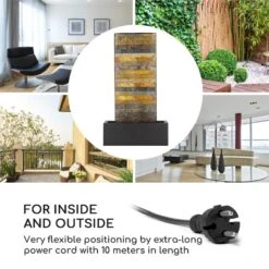 Raincastle Gartenbrunnen 12 LEDs 8W IPX8 Indoor & Outdoor 12 Raincastle Gartenbrunnen 12 LEDs 8W IPX8 Indoor & Outdoor -Haushaltsgerätegeschäft 10033428 yy 0003 logo Blumfeldt Raincastle Gartenbrunnen 12 LEDs