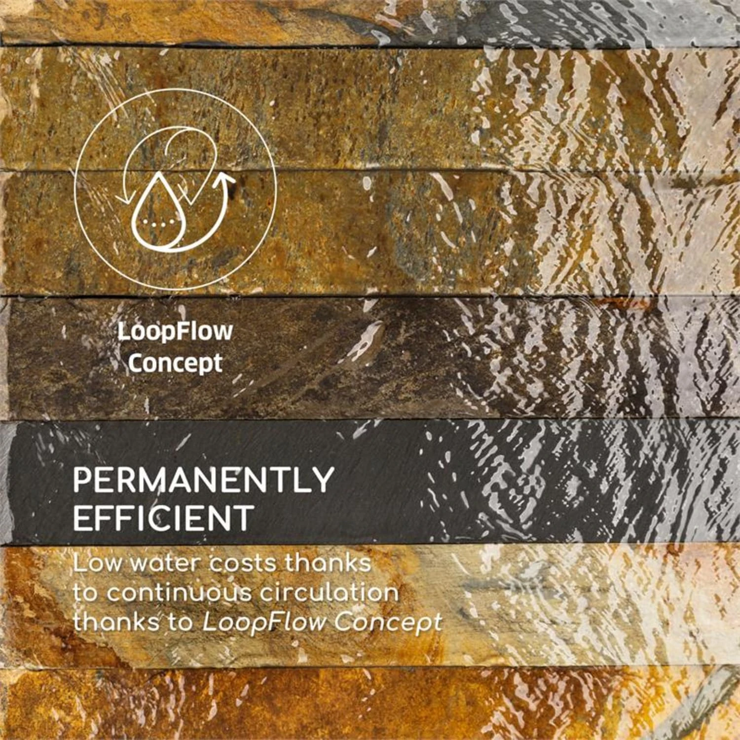 Raincastle Gartenbrunnen 12 LEDs 8W IPX8 Indoor & Outdoor 6 Raincastle Gartenbrunnen 12 LEDs 8W IPX8 Indoor & Outdoor – Bild 4