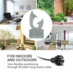 Trumpet Flow Gartenbrunnen 8W Verzinktes Metall LEDs Indoor & Outdoor -Haushaltsgerätegeschäft 10033430 yy 0003 logo Blumfeldt Trumpet Flow Gartenbrunnen