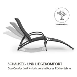Beverly Wood Sonnenliege Schaukelstuhl Aluminium Schwarz -Haushaltsgerätegeschäft 10033453 de 0003 logo