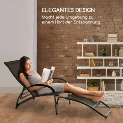 Beverly Wood Sonnenliege Schaukelstuhl Aluminium Schwarz -Haushaltsgerätegeschäft 10033453 de 0007 logo