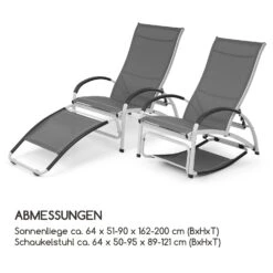 Beverly Wood Sonnenliege Schaukelstuhl Aluminium Grau -Haushaltsgerätegeschäft 10033454 de 0009 logo