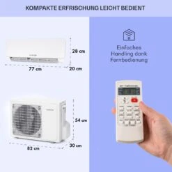 Windwaker Split-Klimaanlage 12.000 BTU/3,6 KW Luftdurchsatz 600m³/h -Haushaltsgerätegeschäft 10033483 de 0006 usp