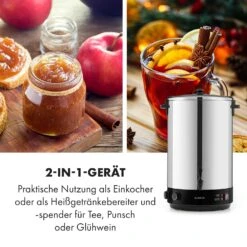 KonfiStar 50 Einkochautomat Getränkespender 2500W 50L Edelstahl -Haushaltsgerätegeschäft 10033525 de 0007 logo