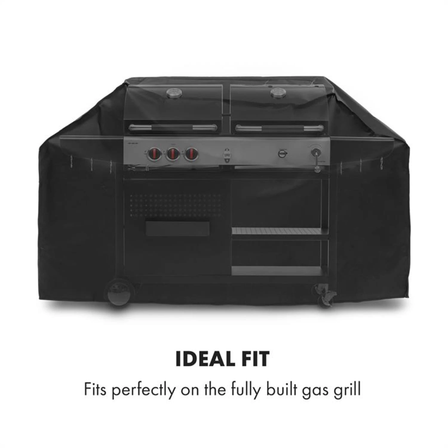 Hot & Hot Wetterschutzhaube 600D Canvas 30/70% PE/PVC Schwarz 4 Hot & Hot Wetterschutzhaube 600D Canvas 30/70% PE/PVC Schwarz – Bild 2