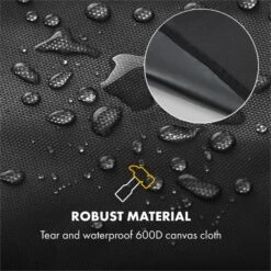 Hot & Hot Wetterschutzhaube 600D Canvas 30/70% PE/PVC Schwarz 11 Hot & Hot Wetterschutzhaube 600D Canvas 30/70% PE/PVC Schwarz -Haushaltsgerätegeschäft 10033537 yy 0005 logo Klarstein Hot and Hot Wetterschutzhaube schwarz