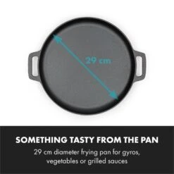 Tomahawk 3.1 S Brat & Back-Set Pfanne Pizzastein Ø29 Cm -Haushaltsgerätegeschäft 10033568 yy 0004 logo Klarstein Tomahawk Brat and Back Set