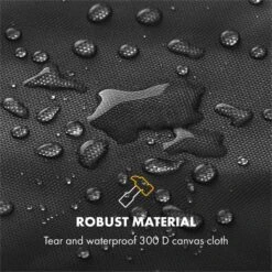 Tomahawk 3.1 S Wetterschutzhaube 300D Canvas 30/70% PE/PVC Schwarz -Haushaltsgerätegeschäft 10033569 yy 0003 logo Klarstein Tomahawk S Wetterschutzhaube schwarz
