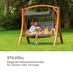 Maui Hollywoodschaukel 110 Cm 2-Sitzer Massivholz Polyester Dunkelgrau 12 Maui Hollywoodschaukel 110 Cm 2-Sitzer Massivholz Polyester Dunkelgrau -Haushaltsgerätegeschäft 10033573 de 0002 logo