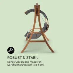 Maui Hollywoodschaukel 110 Cm 2-Sitzer Massivholz Polyester Dunkelgrau 13 Maui Hollywoodschaukel 110 Cm 2-Sitzer Massivholz Polyester Dunkelgrau -Haushaltsgerätegeschäft 10033573 de 0003 logo