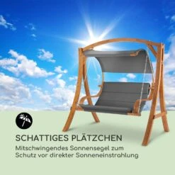 Maui Hollywoodschaukel 110 Cm 2-Sitzer Massivholz Polyester Dunkelgrau 17 Maui Hollywoodschaukel 110 Cm 2-Sitzer Massivholz Polyester Dunkelgrau -Haushaltsgerätegeschäft 10033573 de 0007 logo