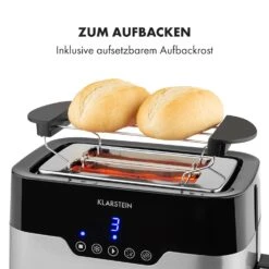 Arabica Toaster 920W LED-Display Touch-Bedienfeld Edelstahl -Haushaltsgerätegeschäft 10033728 de 0005 logo