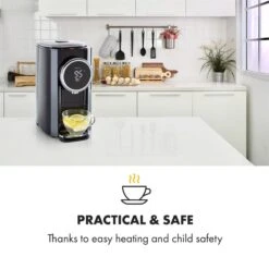 Hot Spring Plus Heißwasserspender 5l Edelstahl-Wassertank 45-95 °C -Haushaltsgerätegeschäft 10033753 yy 0002 logo Klarstein Hot Spring Heisswasserspender schwarz