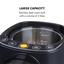Hot Spring Plus Heißwasserspender 5l Edelstahl-Wassertank 45-95 °C -Haushaltsgerätegeschäft 10033753 yy 0005 logo Klarstein Hot Spring Heisswasserspender schwarz